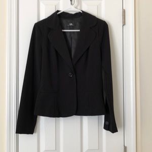 Juniors black dress jacket size medium